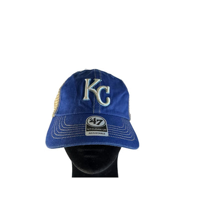 Kansas City Royals Snapback Hat 47 Logo Trucker Cap Ballcap MLB Baseball Unisex