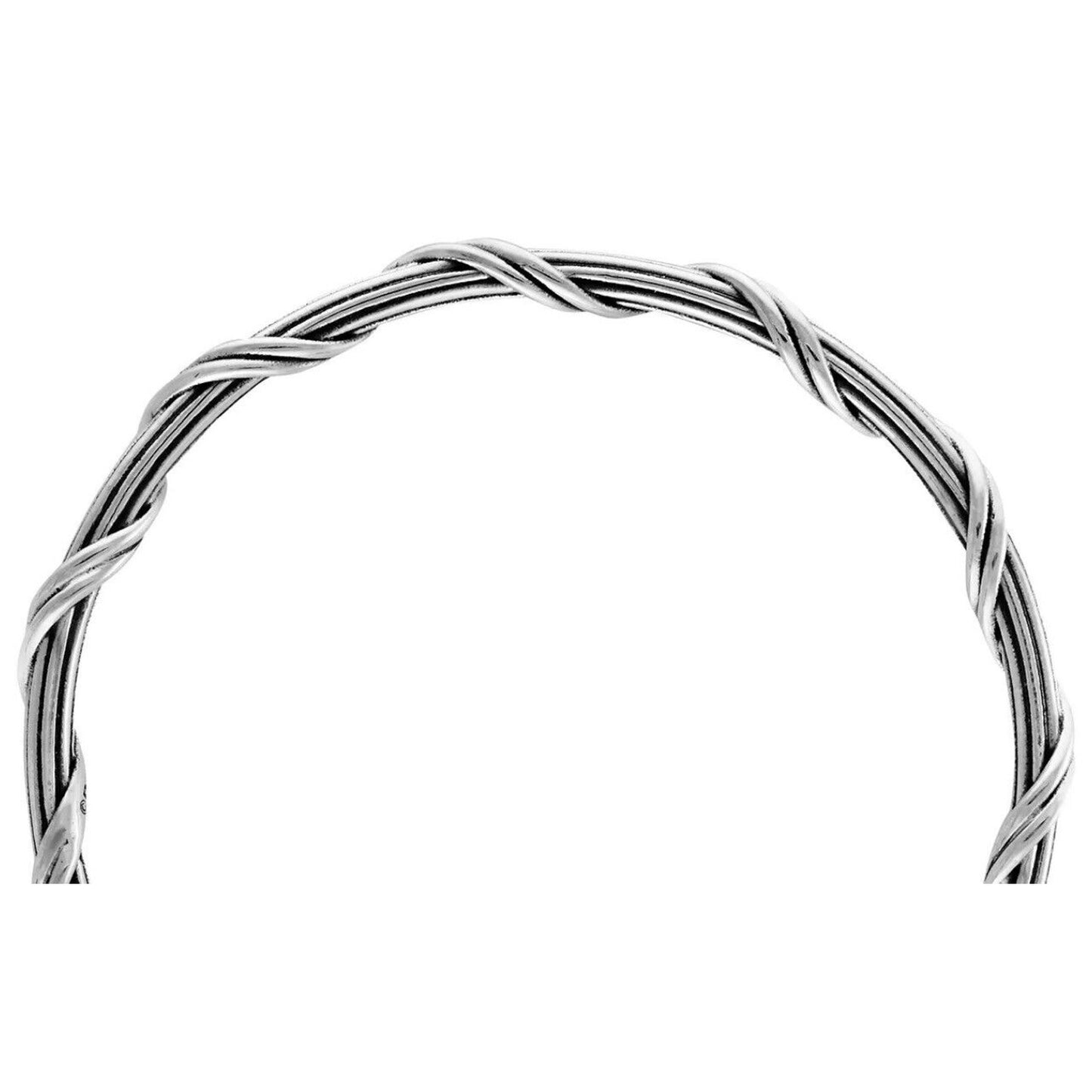 Peter Thomas Roth Sterling Silver Twist Bangle Bracelet Luxury Elegant Designer