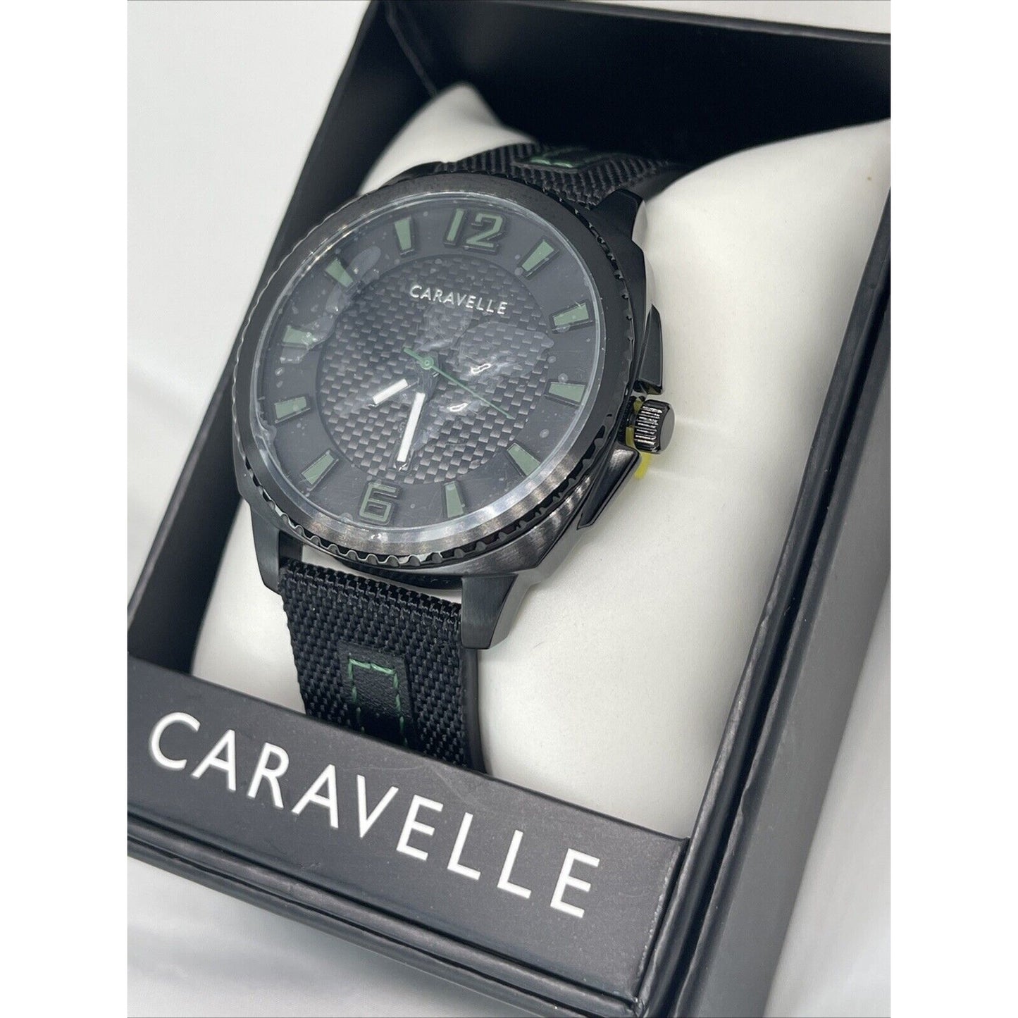 Caravelle Bulova (Men's) Stainless Steel Watch Leather Mens 41mm Everyday Wear Minimal