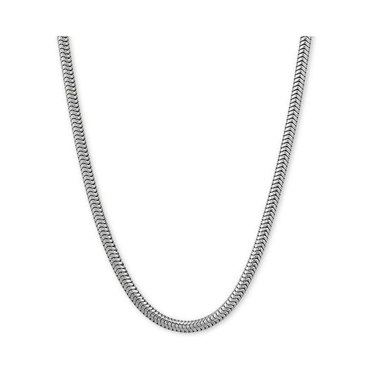 Sterling Silver Snake Chain Necklace 30" Thick Style Sleek Fashion NWT