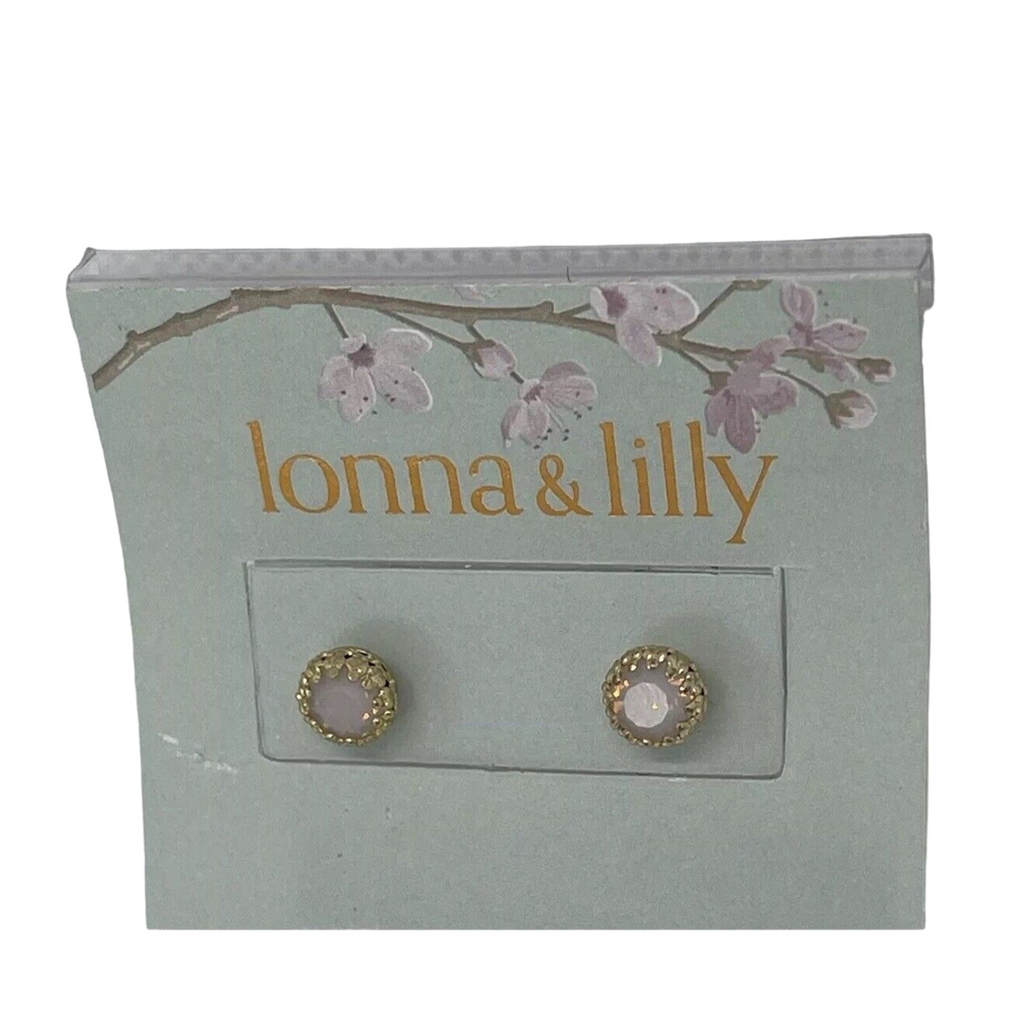 Lonna & Lilly Gold Tone Crystal Faux Stone Earrings Trendy Chic Fashion Stylish