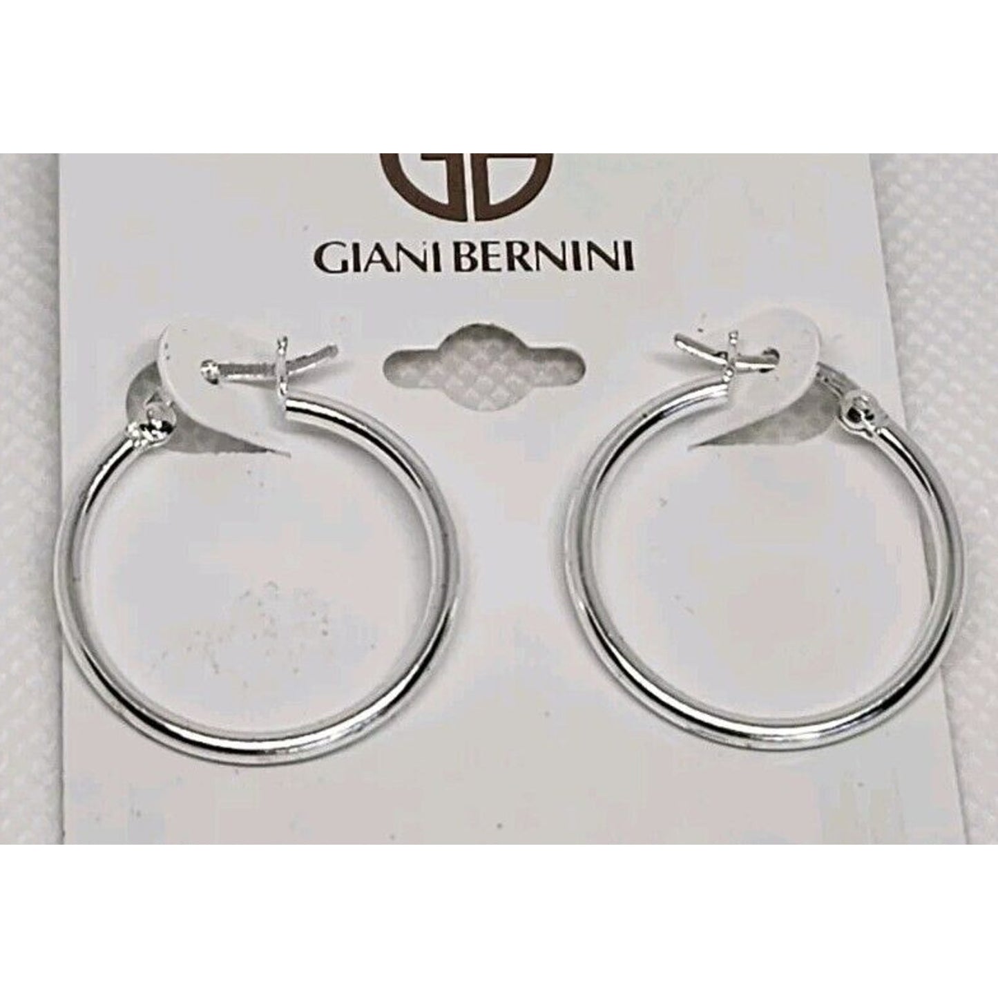 Sterling Silver Hoop Earrings Chic Trendy Fashion Stylish Shiny Minimal Elegant