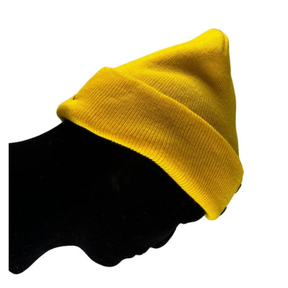 University of Michigan Beanie Hat TW Logo Yellow Cap College Football Unisex