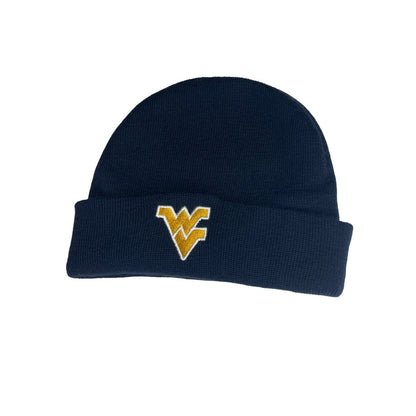 West Virginia Mountaineers Infant Beanie WV Logo Baby NCAA Blue College One Size