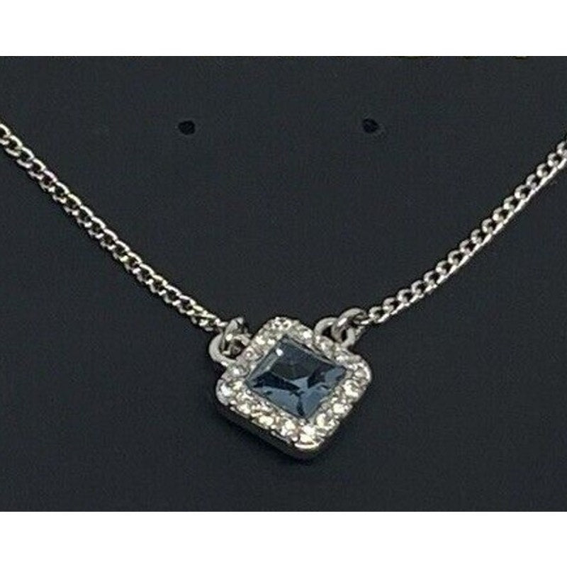 Givenchy Silver Plated CZ Necklace Luxury Chic Designer Fashion Style Trendy NWT