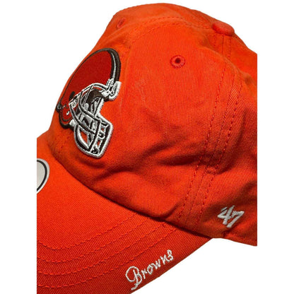 Cleveland Browns Ladies Adjustable Hat Orange Logo Cap NFL Football Ballcap NWT