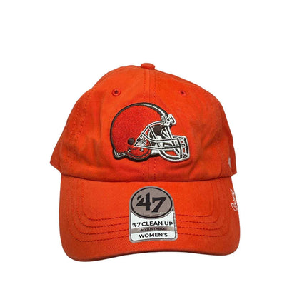 Cleveland Browns Ladies Adjustable Hat Orange Logo Cap NFL Football Ballcap NWT