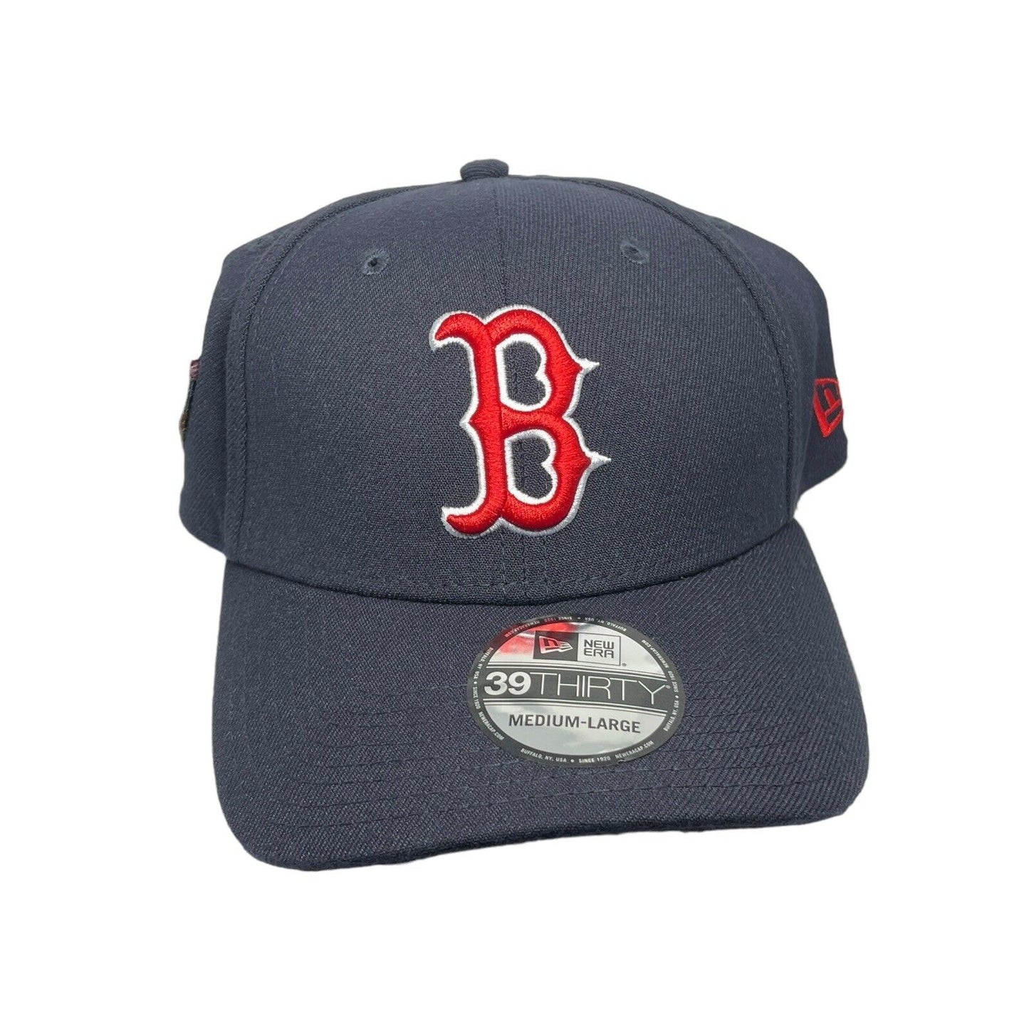 Boston Redsox 2018 World Series Hat Fitted SZ M/L B Logo Cap MLB Embroidered NWT