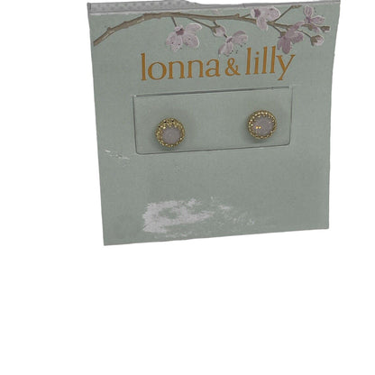 Lonna & Lilly Gold Tone Crystal Faux Stone Earrings Trendy Chic Fashion Stylish