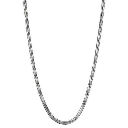 Sterling Silver Snake Chain Necklace 30" Thick Style Sleek Fashion NWT