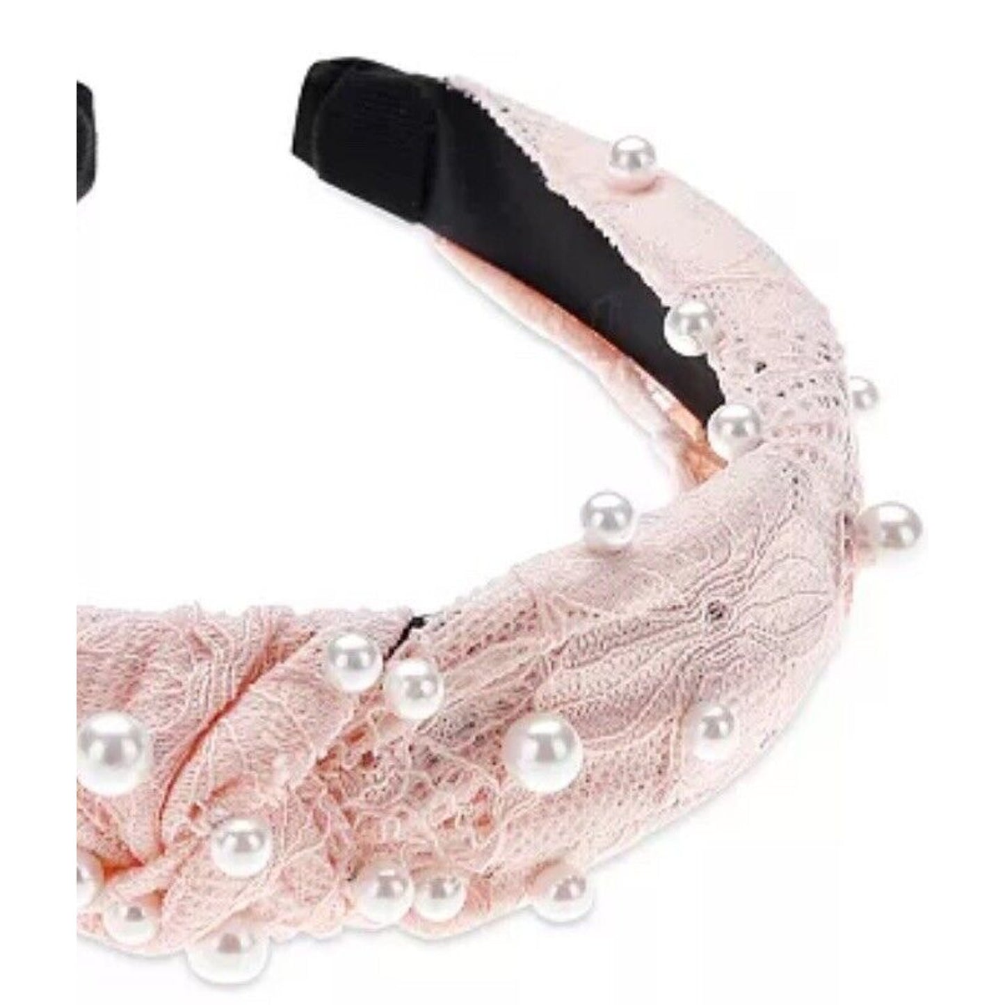 Faux Pearl Knot Headband Hair Fashion Chic Style Polyester Elegant Stunning NWT