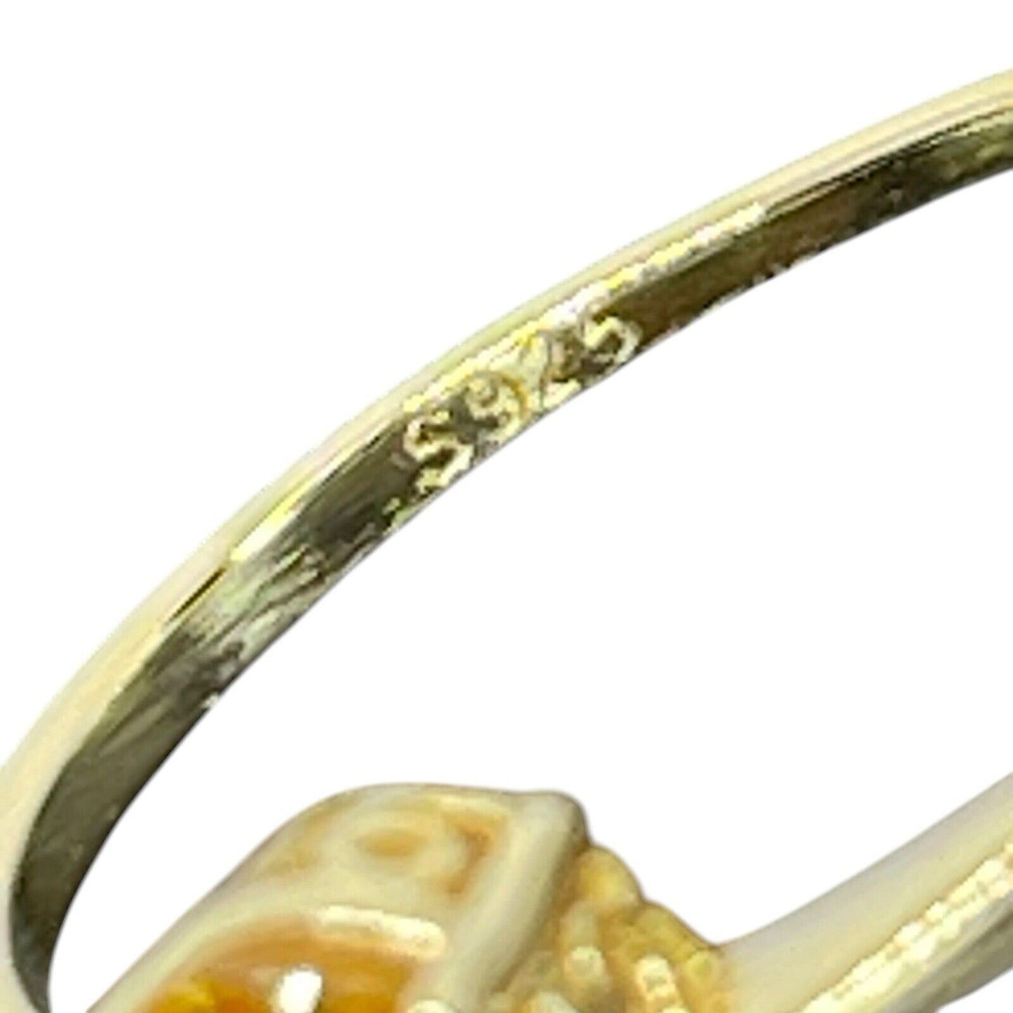 LUXY Gems Natural Citrine 18K Gold Vermeil Solitaire Ring (1 ct.) Luxury Fashion