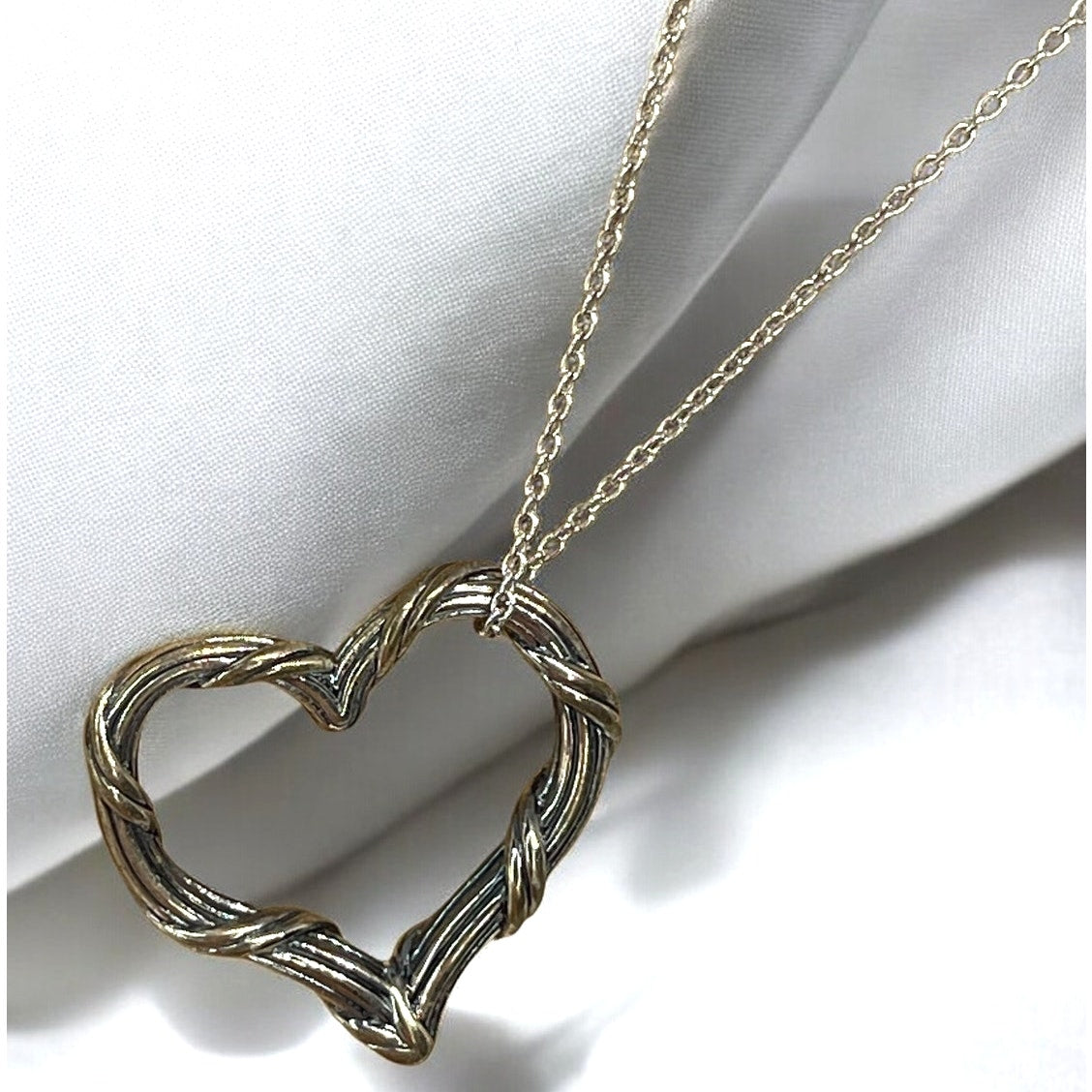 Peter Thomas Roth Sterling Silver Heart Pendant Necklace Luxury Designer Vday