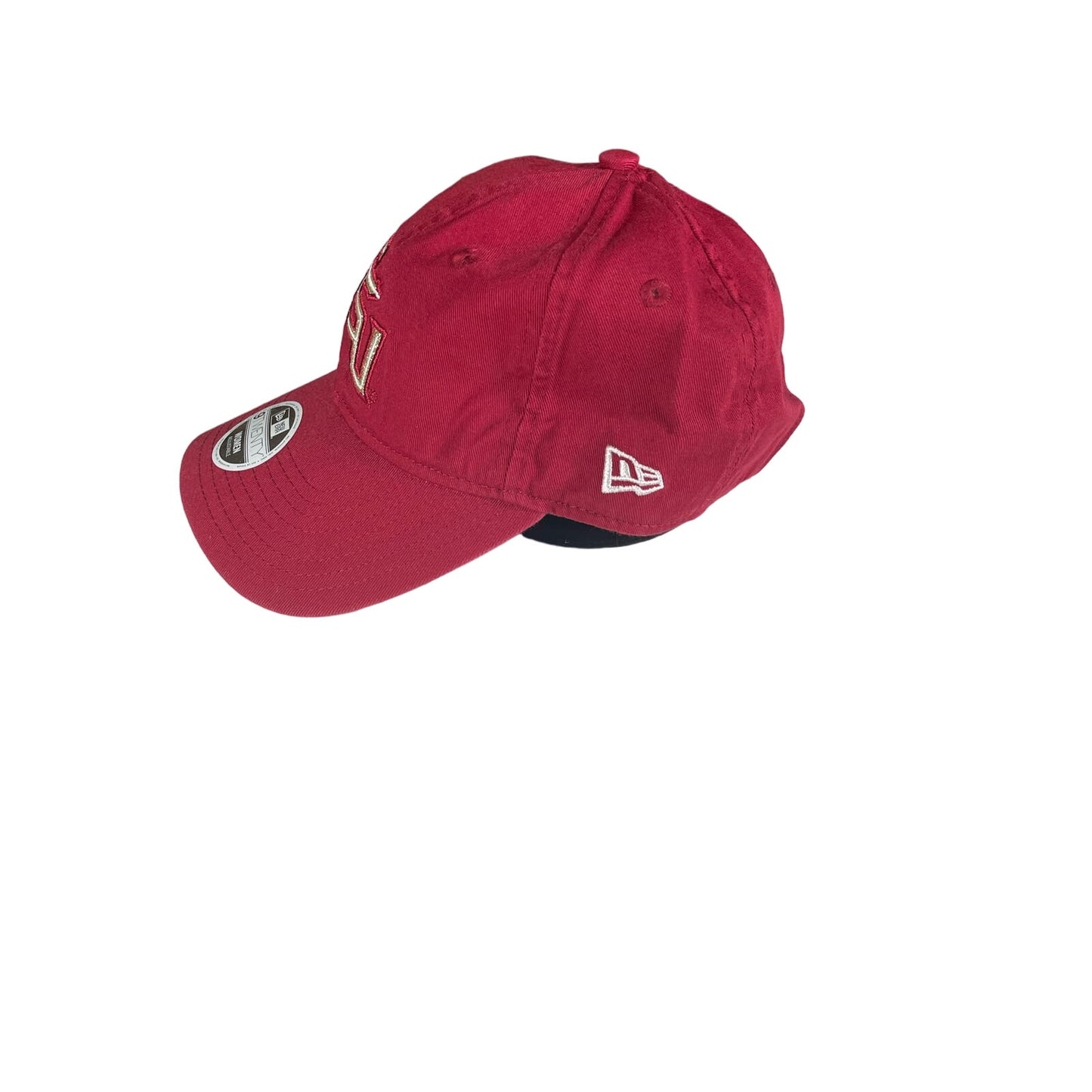 FSU Noles Adjustable Womens Hat New Era Embroidered Logo Red Ballcap NCAA NWT