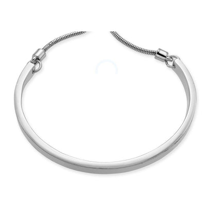 Alfani Silver Tone Bar Slider Bracelet Fashion Stylish Chic Minimal Elegant NWT