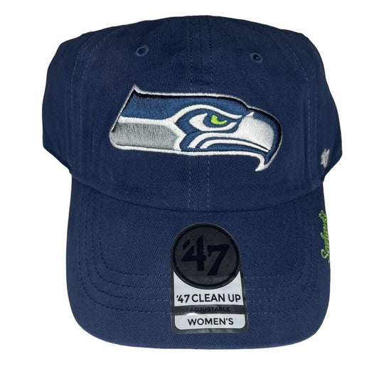 Seattle Seahawks Ladies Adjustable Hat Embroidered Logo Ballcap NFL Football NWT