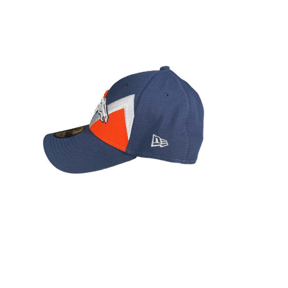 Denver Broncos Shark Tooth Stretch Fitted Hat SZ M/L Big Logo New Era Cap NFL