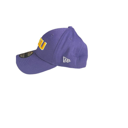 LSU Tigers Stretch Fitted Hat SZ S/M New Era Embroidered Big Logo Ballcap NCAA