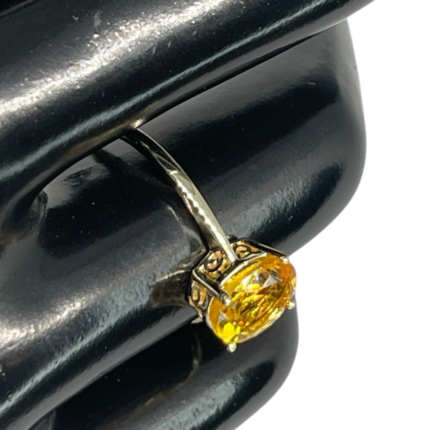 LUXY Gems Natural Citrine 18K Gold Vermeil Solitaire Ring (1 ct.) Luxury Fashion