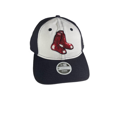 Boston Redsox Adjustable Shiny Ladies Hat Logo Cap Ballcap MLB Baseball Chic NWT