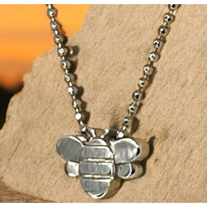 Alex Woo Sterling Silver Bumblebee Pendant Necklace NY Designer Luxury Bees NWT