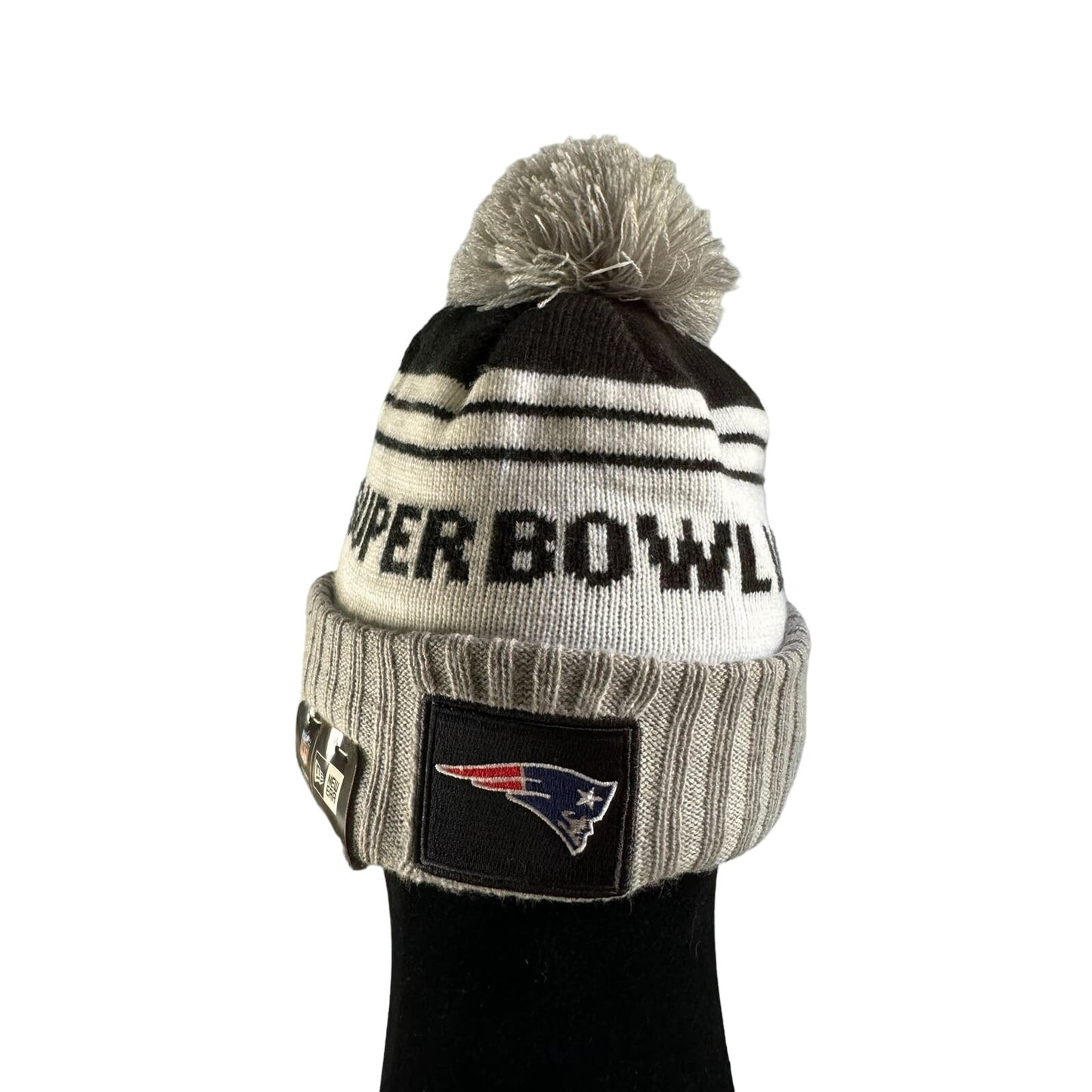 New England Patriots Beanie Super Bowl LIII New Era Gray Cap NFL Hat Vintage NWT