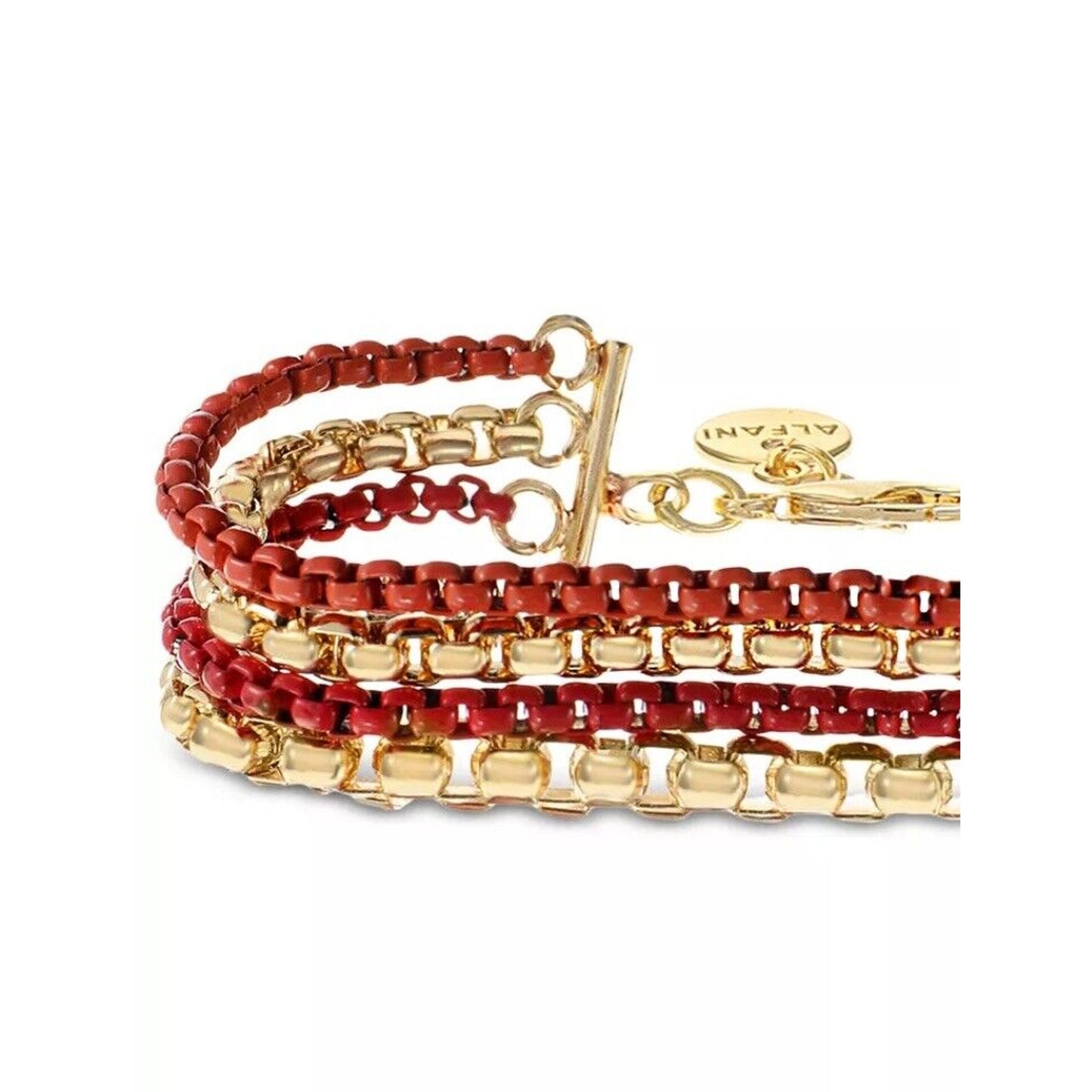 Gold Tone Resin Flex Bracelet Chic Style Fashion Trendy Ladies Shiny Elegant NWT