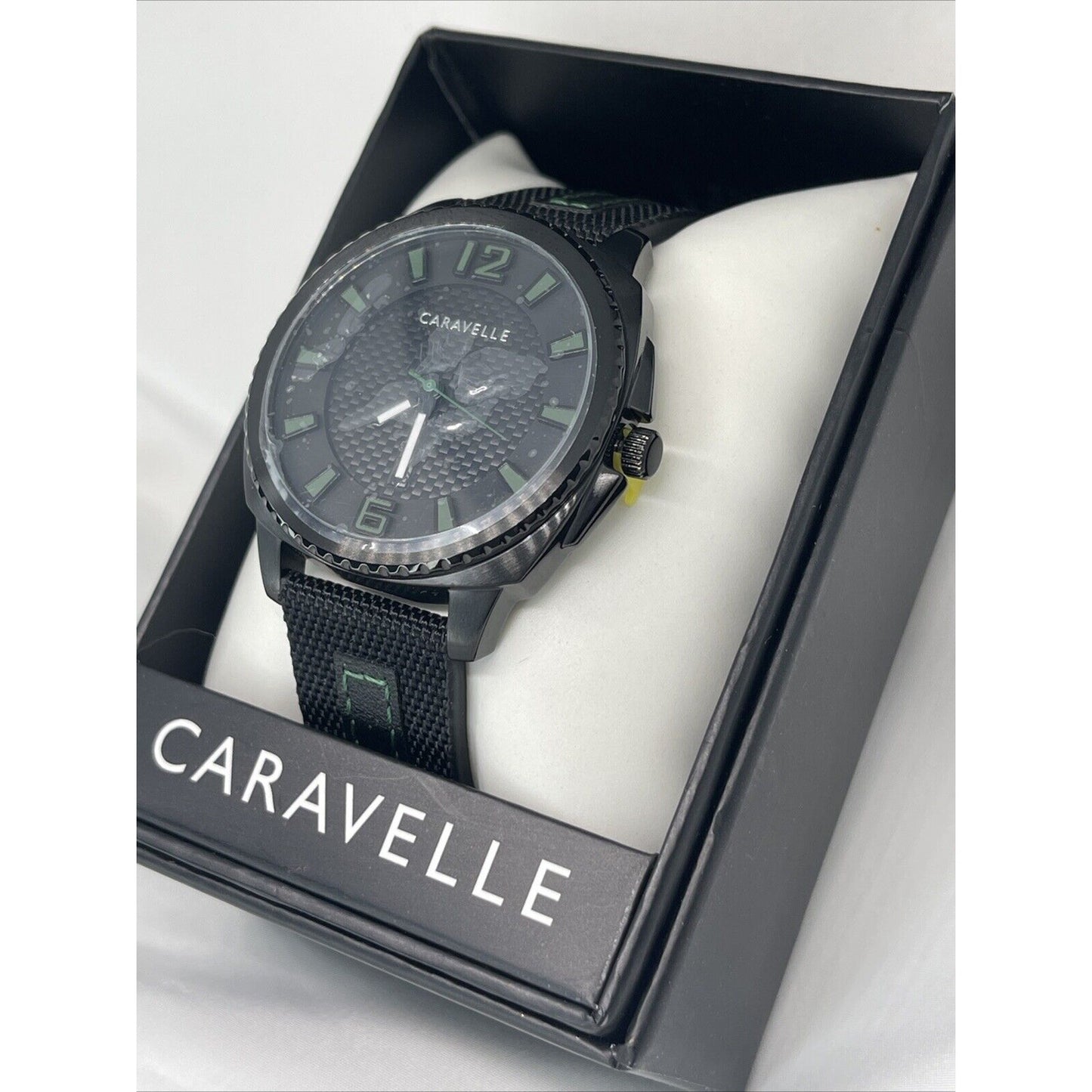 Caravelle Bulova (Men's) Stainless Steel Watch Leather Mens 41mm Everyday Wear Minimal