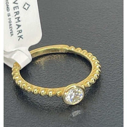 De Beers Forevermark Natural Diamond Solid 18K Gold Ring (1/4 ct.) SZ 6.5 Luxury