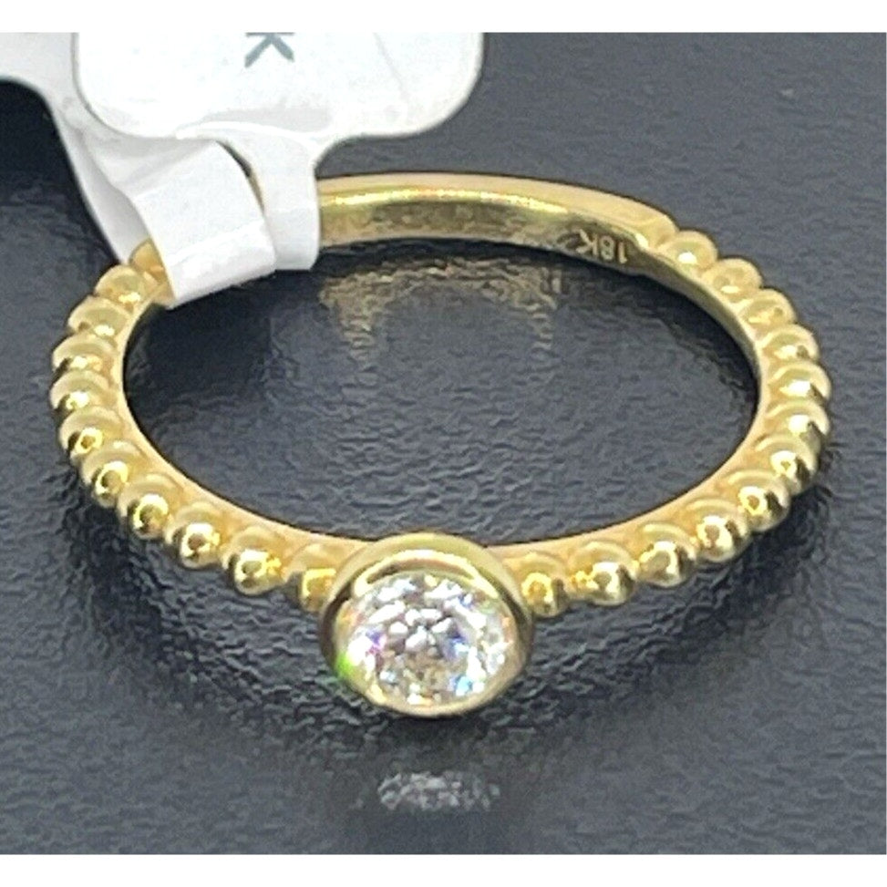 De Beers Forevermark Natural Diamond Solid 18K Gold Ring (1/4 ct.) SZ 6.5 Luxury