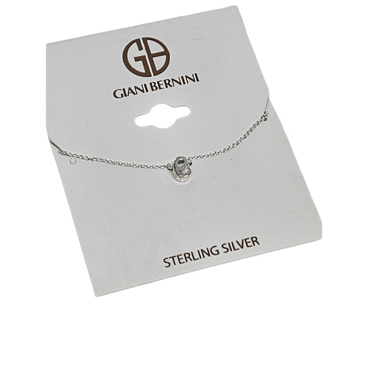 Sterling Silver Initial E Pendant Necklace Dainty Delicate Stylish Elegant NWT