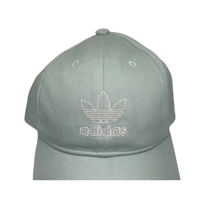 Adidas Mint Green Adjustable Hat Logo Spelled Out Cap Ballcap Everyday Wear NWT