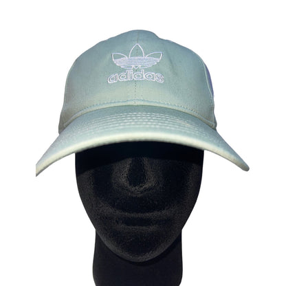 Adidas Mint Green Adjustable Hat Logo Spelled Out Cap Ballcap Everyday Wear NWT