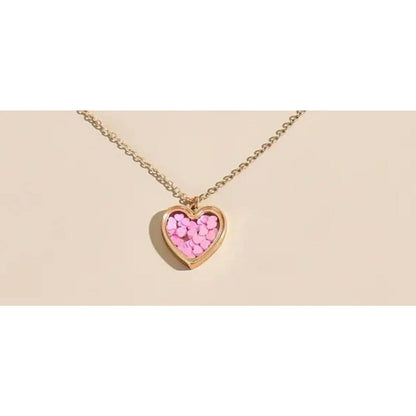 18K Gold Plate 'Heart Full Of Love' Pendant Necklace Chic Stylish Trendy Fashion