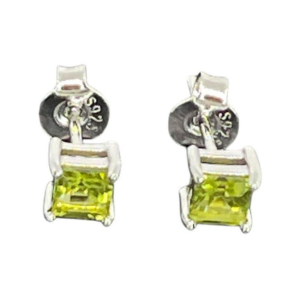 LUXY Gems Natural Green Peridot Sterling Silver Earrings (.69 ct.) Luxury Trendy