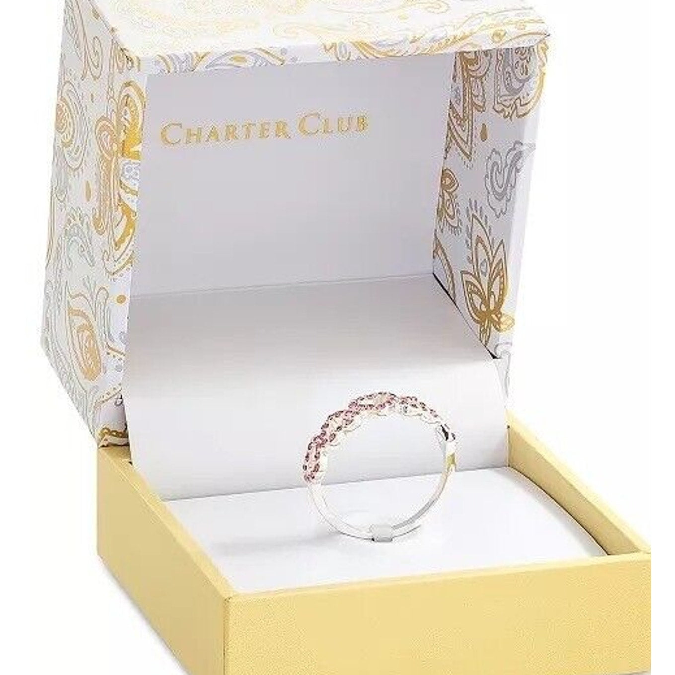Silver Plated Heart Ring (Sz 10) Crystal Women's Fashion Trendy Style Chic NWT
