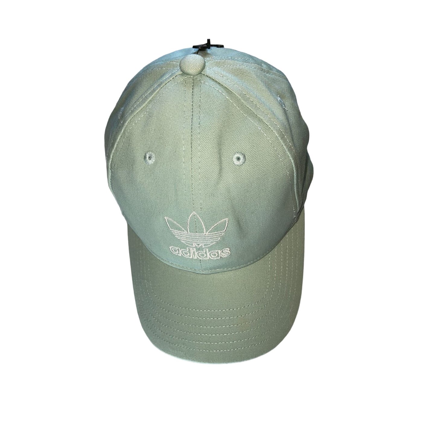 Adidas Mint Green Adjustable Hat Logo Spelled Out Cap Ballcap Everyday Wear NWT