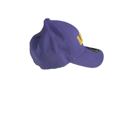 LSU Tigers Stretch Fitted Hat SZ S/M New Era Embroidered Big Logo Ballcap NCAA