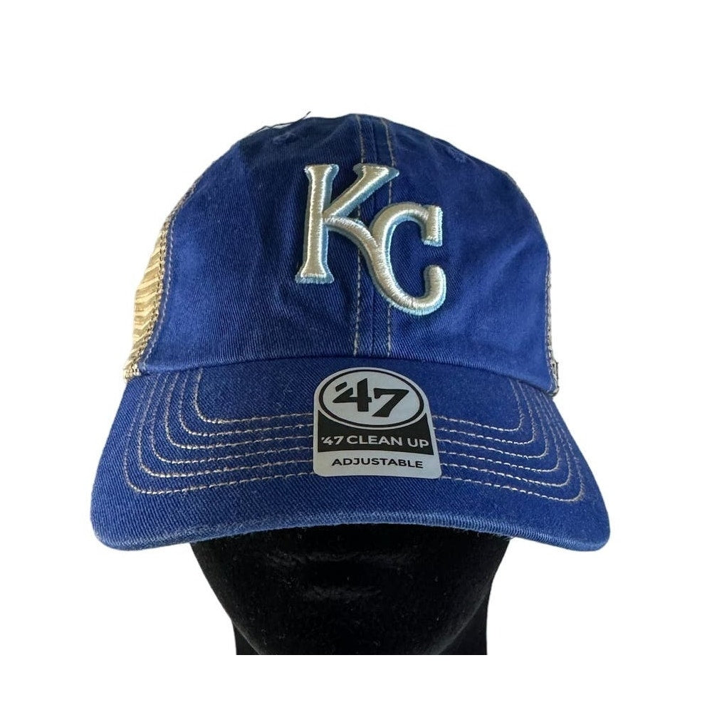 Kansas City Royals Snapback Hat 47 Logo Trucker Cap Ballcap MLB Baseball Unisex