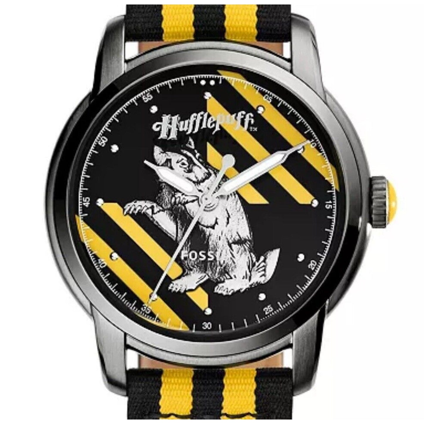 Harry Potter x Fossil Limited Edition Hufflepuff Watch Stainless Steel Unisex