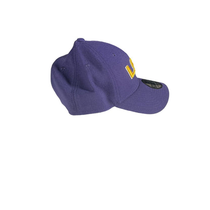 LSU Tigers Stretch Fitted Hat SZ S/M New Era Embroidered Big Logo Ballcap NCAA