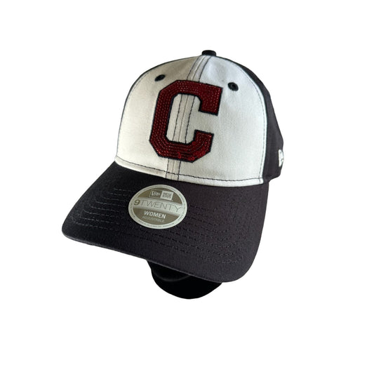 Cleveland Indians Snapback Hat Logo Cap Ballcap Ladies MLB Baseball vs