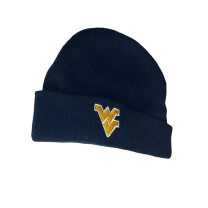 West Virginia Mountaineers Infant Beanie WV Logo Baby NCAA Blue College One Size