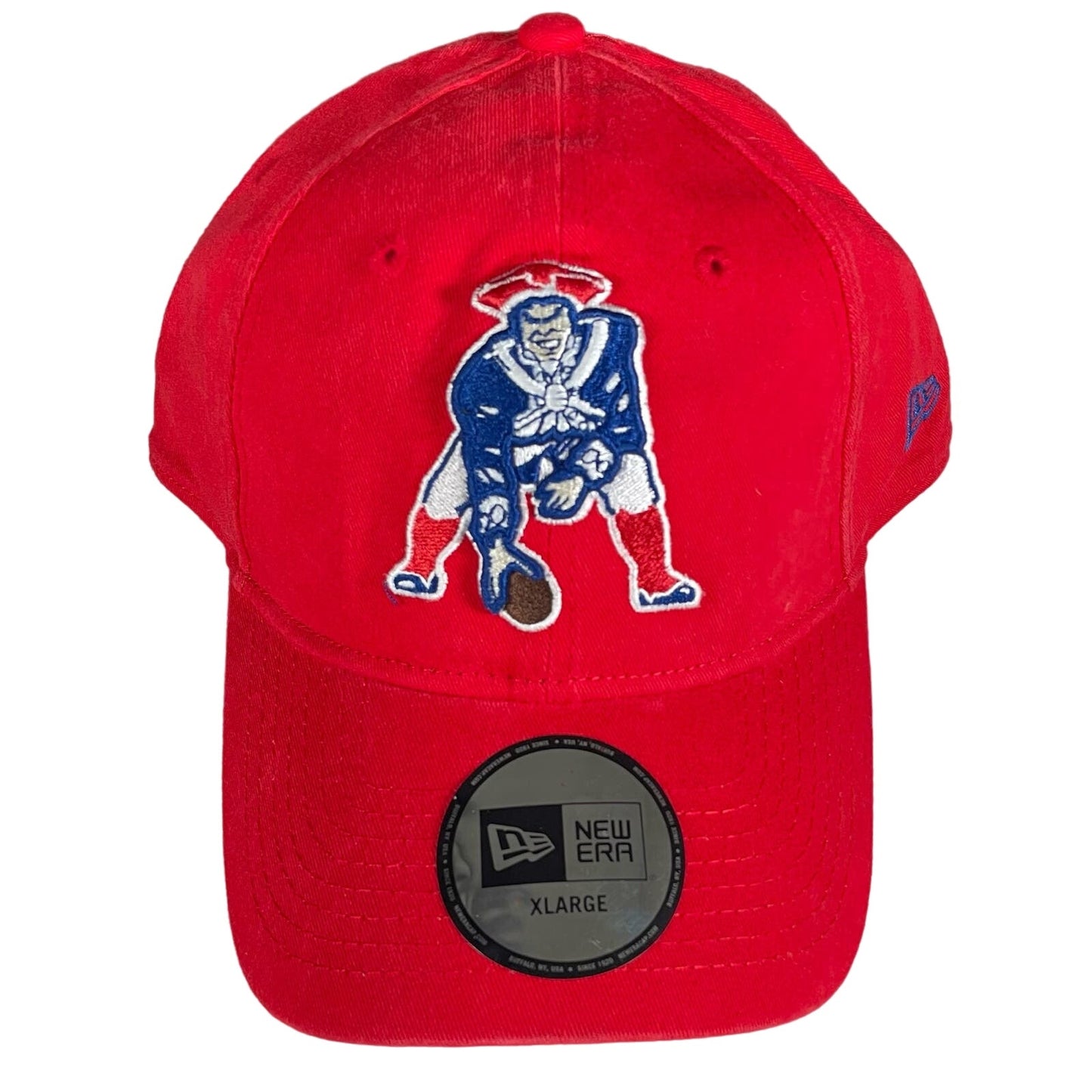 New England Patriots Fitted XL Hat New Era Logo Red Cap Ballcap NFL Football NWT