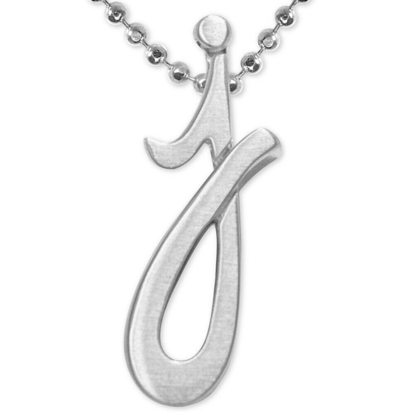 Alex Woo Sterling Silver ‘J’ Initial Pendant Necklace NY Designer Luxury Fashion