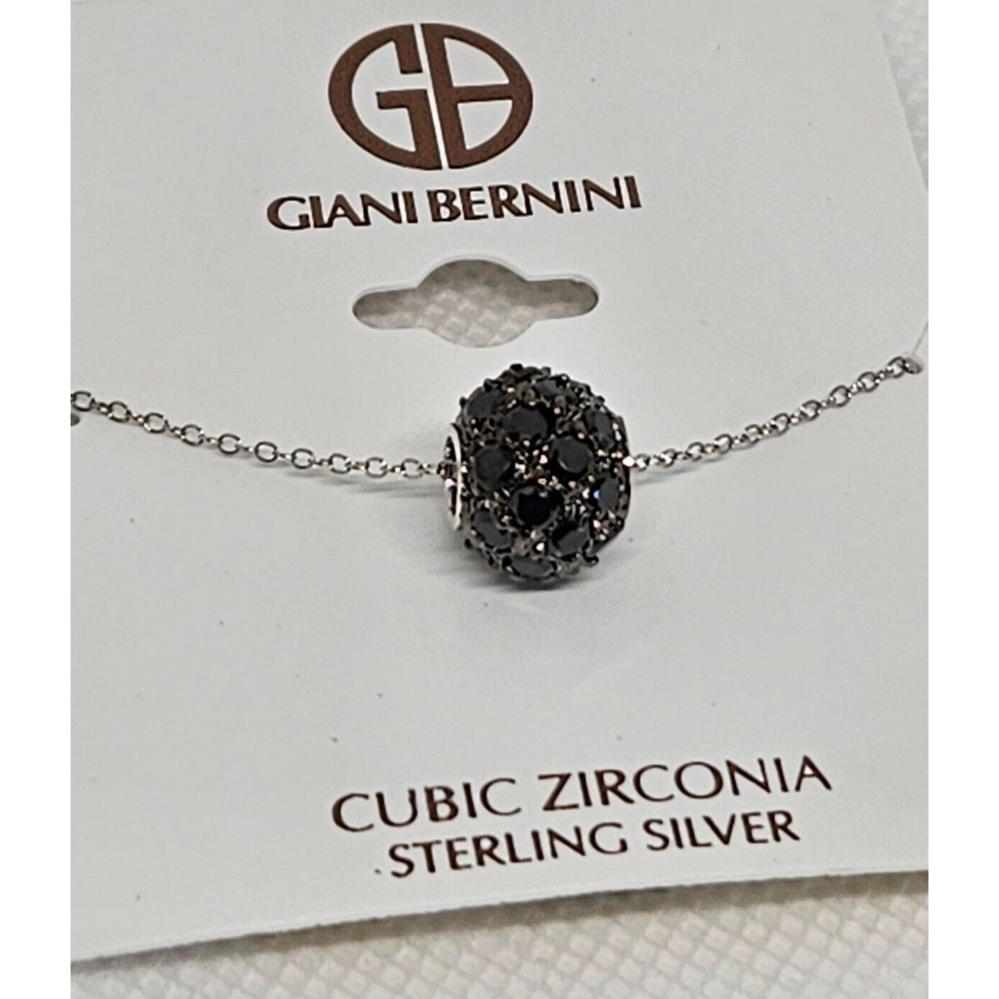 Sterling Silver CZ Fireball Pendant Necklace Chic Trendy Fashion Style Cocktail