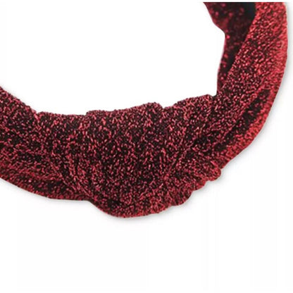 Red Knot Holiday Headband Hair Style Fashion Christmas Elegant Chic Stylish NWT