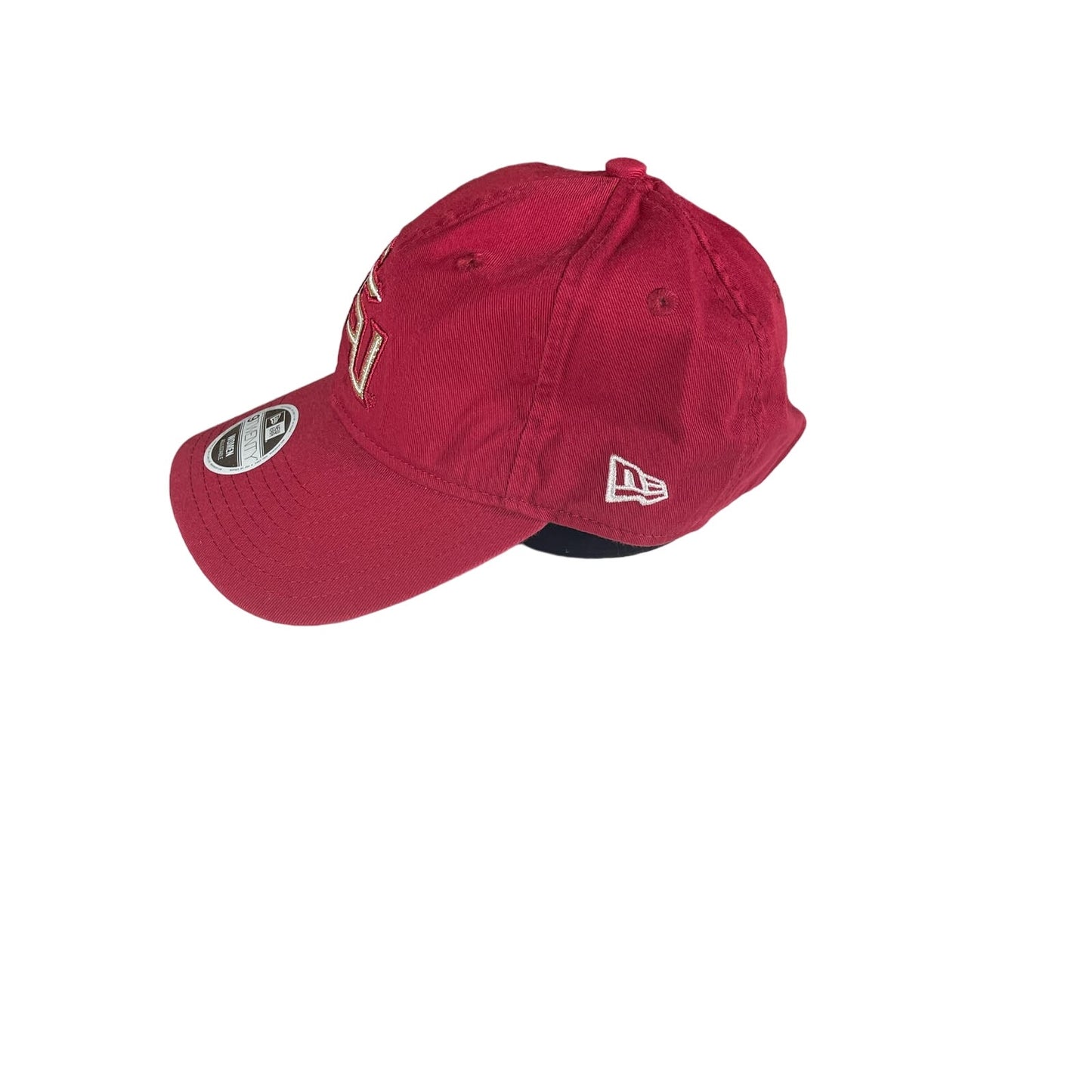 FSU Noles Adjustable Womens Hat New Era Embroidered Logo Red Ballcap NCAA NWT