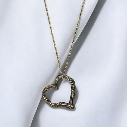 Peter Thomas Roth Sterling Silver Heart Pendant Necklace Luxury Designer Vday