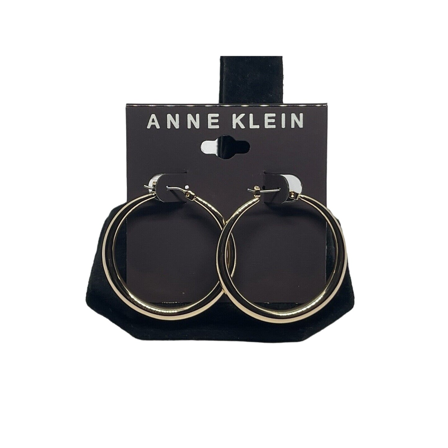 Anne Klein Gold Tone Hoop Earrings Fashion Stylish Elegant Minimal Everyday Wear